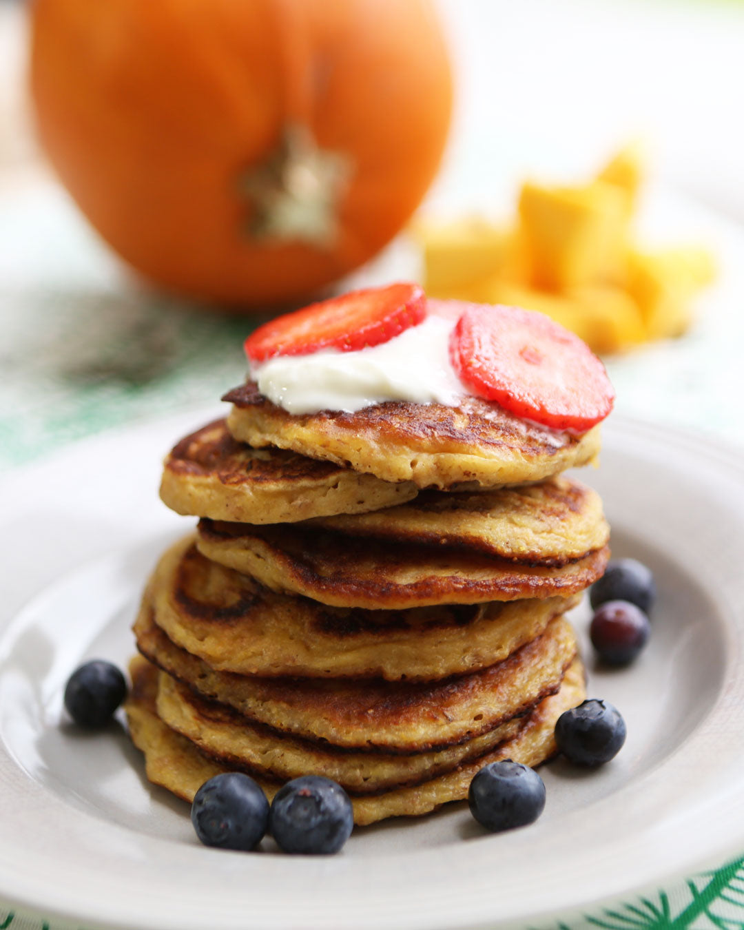 Pumpkin Pancakes
 &ndash; Mummy Cooks