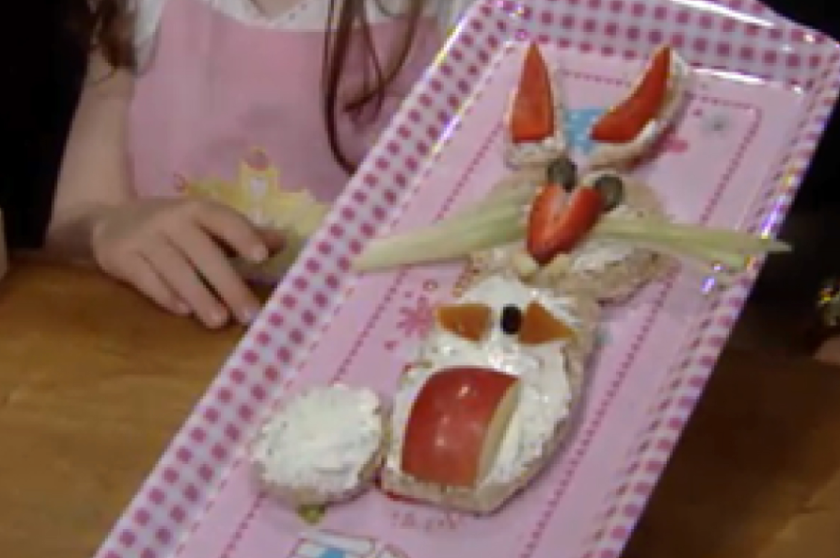 Easter Bunny Snack
 &ndash; Mummy Cooks