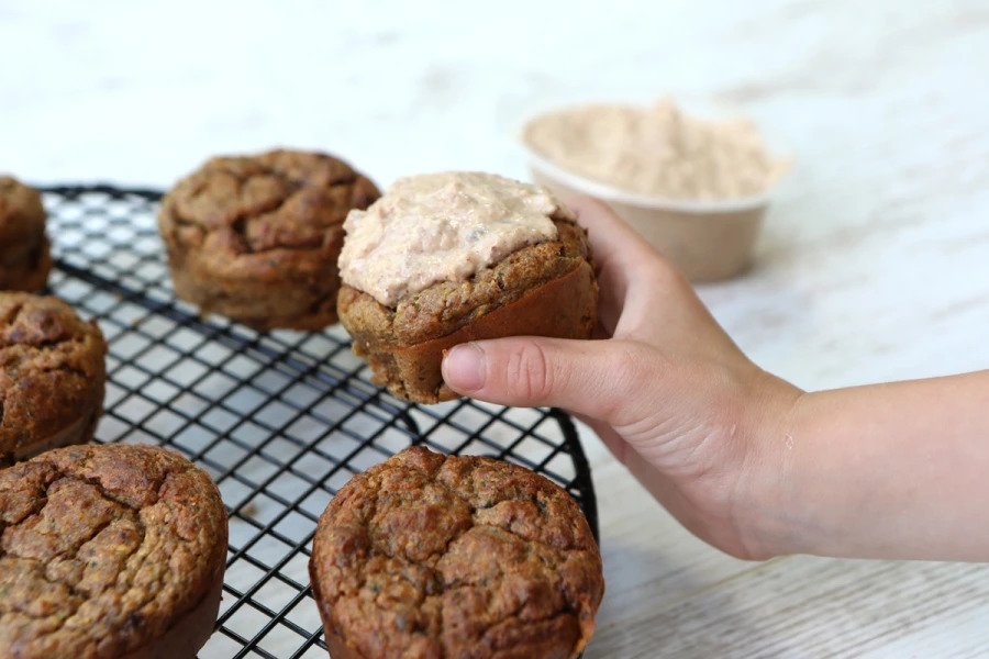 Courgette Peanut Butter Cupcakes
 &ndash; Mummy Cooks
