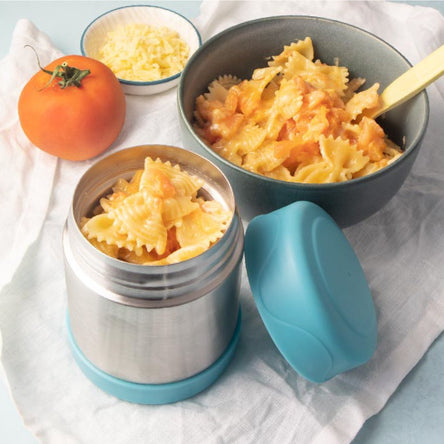 Blue 300ml Thermos Food Flask - Mummy Cooks