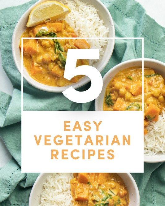 5 Easy Vegetarian Recipes