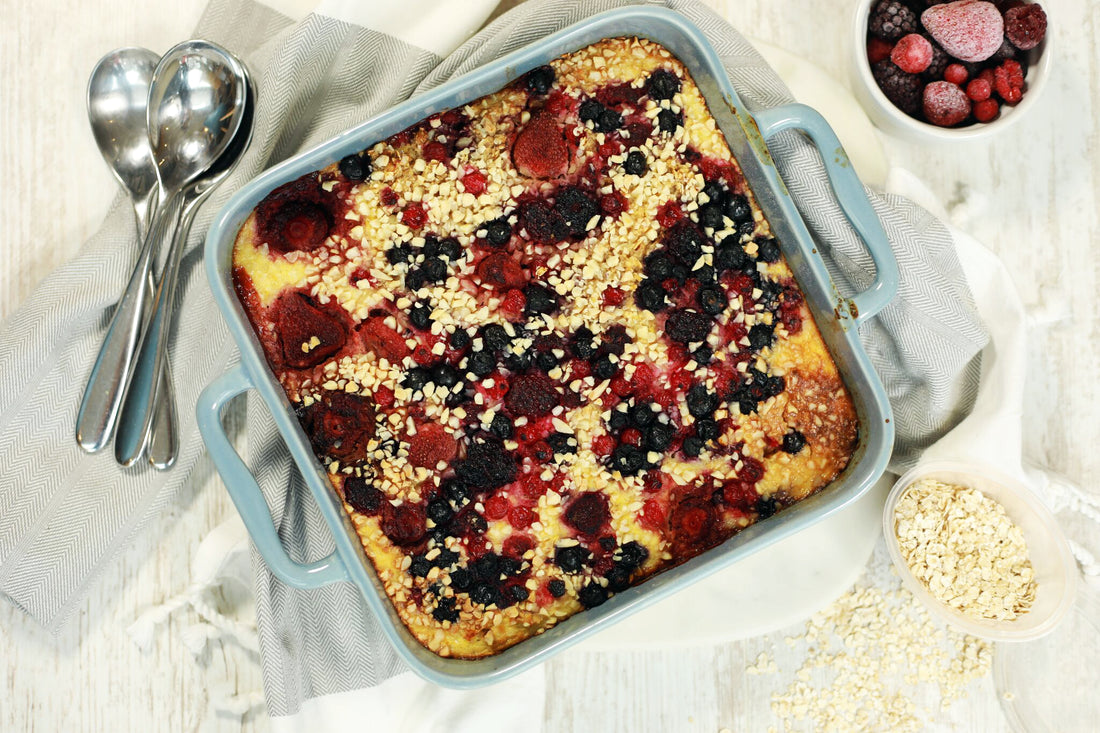 Berry and Almond Bake