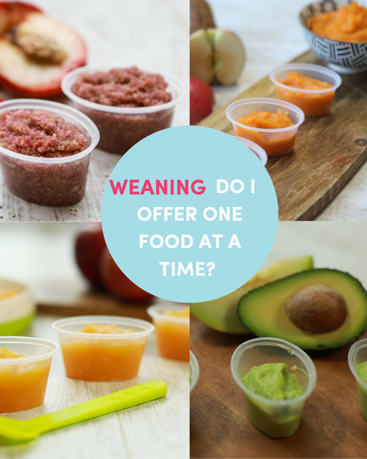 When starting to wean do you have to do the same food for 3 days?