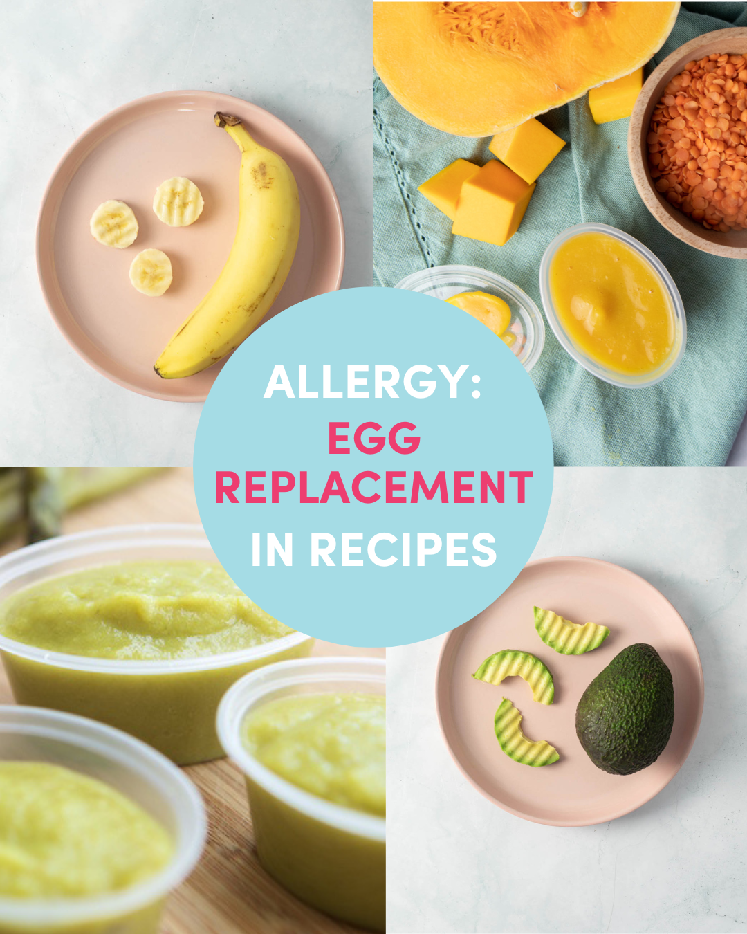 Allergy: Egg replacement in recipes