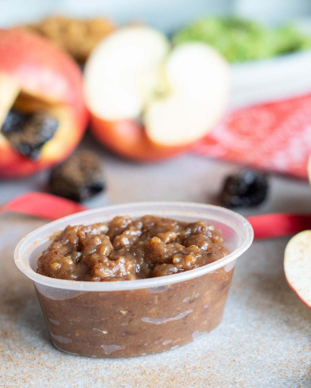 Apple, Cinnamon and Prune Purée