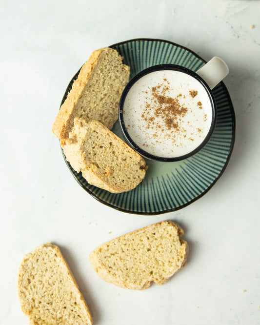 Homemade Biscotti with Babyccino