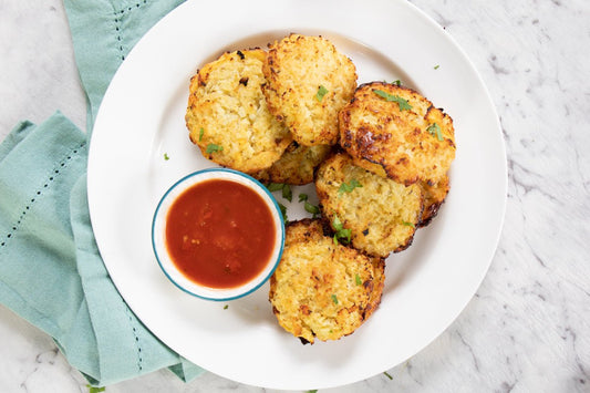 Cauliflower and cheese bites