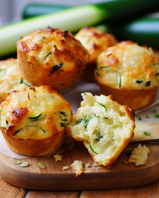 Cheesy Courgette Muffins