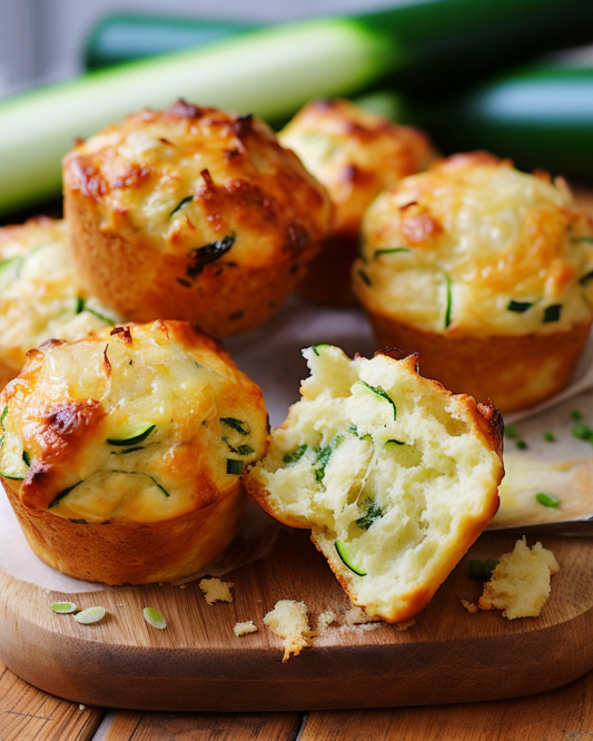 Cheesy Courgette Muffins