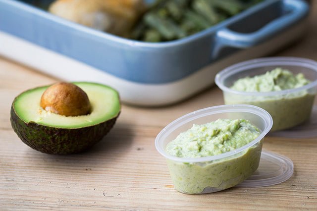 Chicken, Green Beans and Avocado Purée