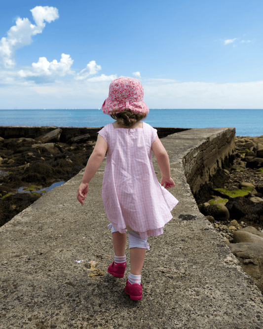Child on holiday