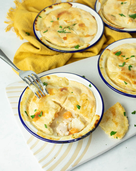 Creamy Chicken and Vegetable Pies - Baby and Family Friendly Recipes - Mummy Cooks