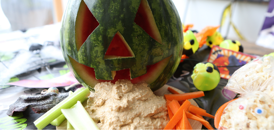 Healthy Halloween Hummus