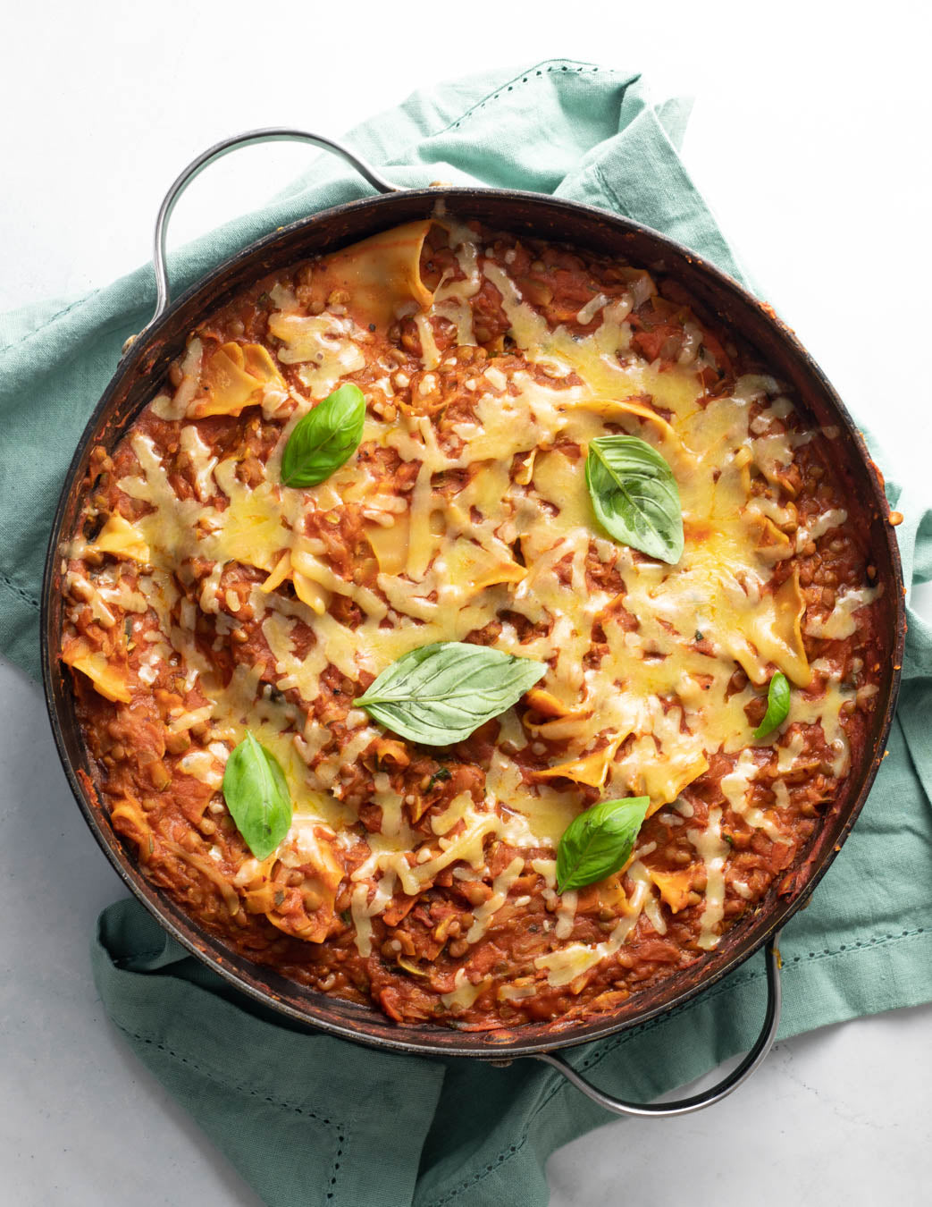 One-Pot Vegetarian Lasagne 