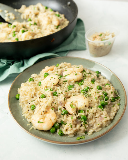 Pea and Prawn Risotto
