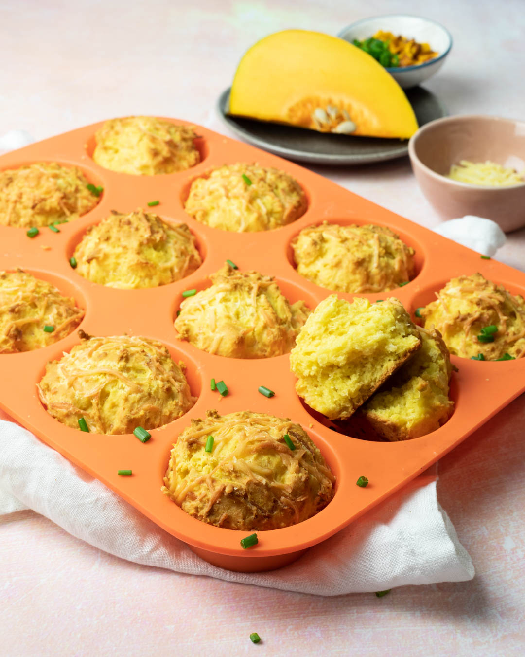 Pumpkin and Parmesan Muffins