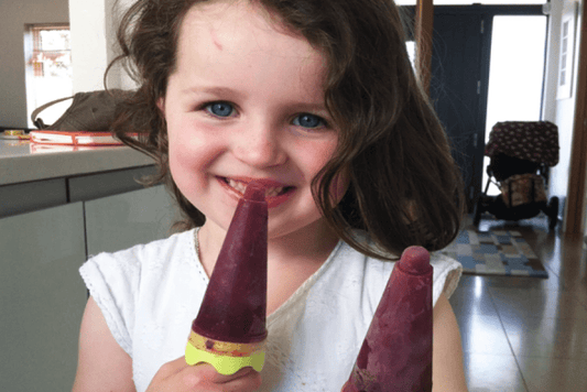 Berry and Apple Ice Lollies