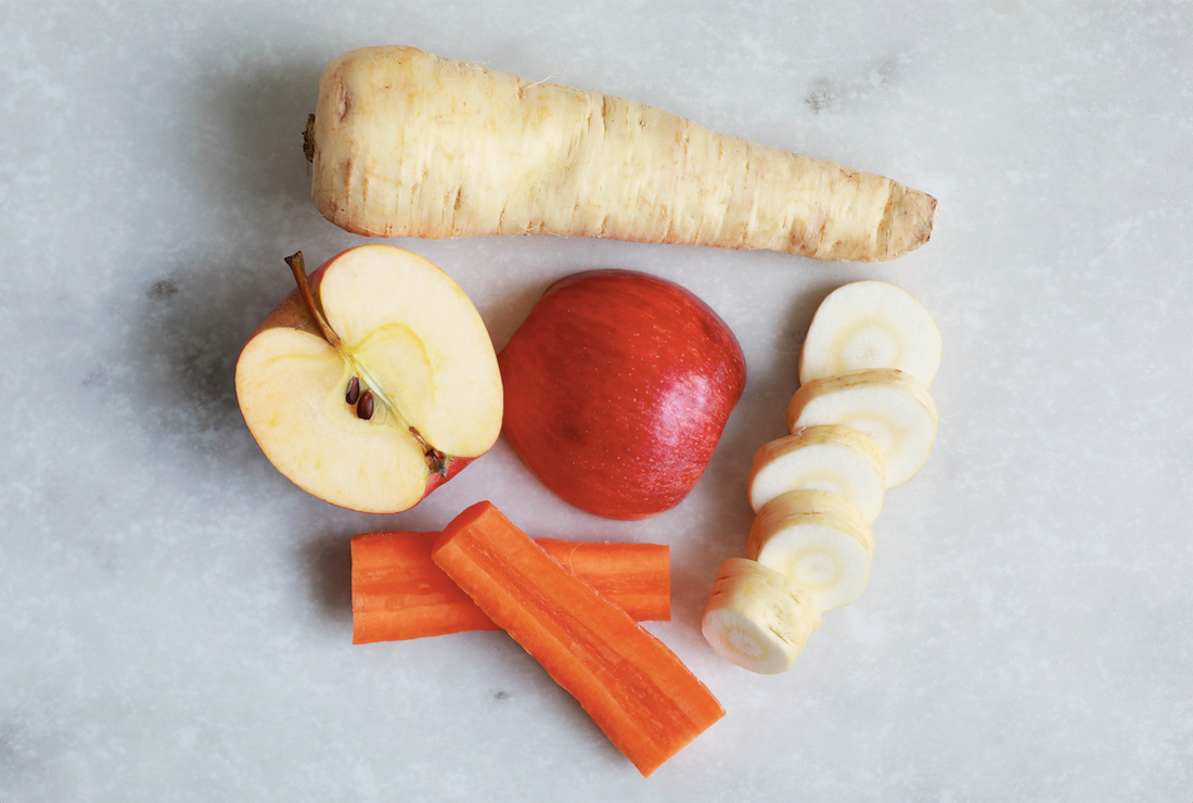 Carrot, Apple & Parsnip Purée