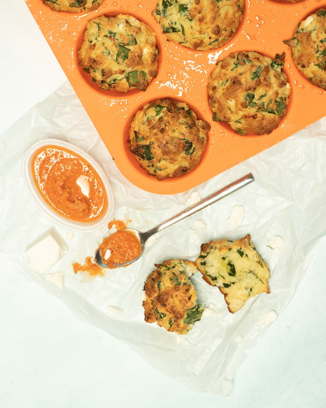 Spinach & Feta Muffins