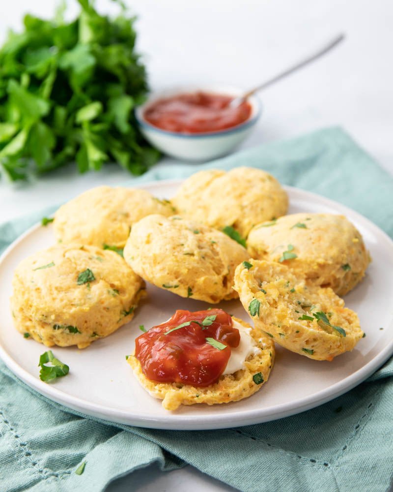 Sweet Potato & Parsley Scones by Siobhan Berry - www.mummycooks.com