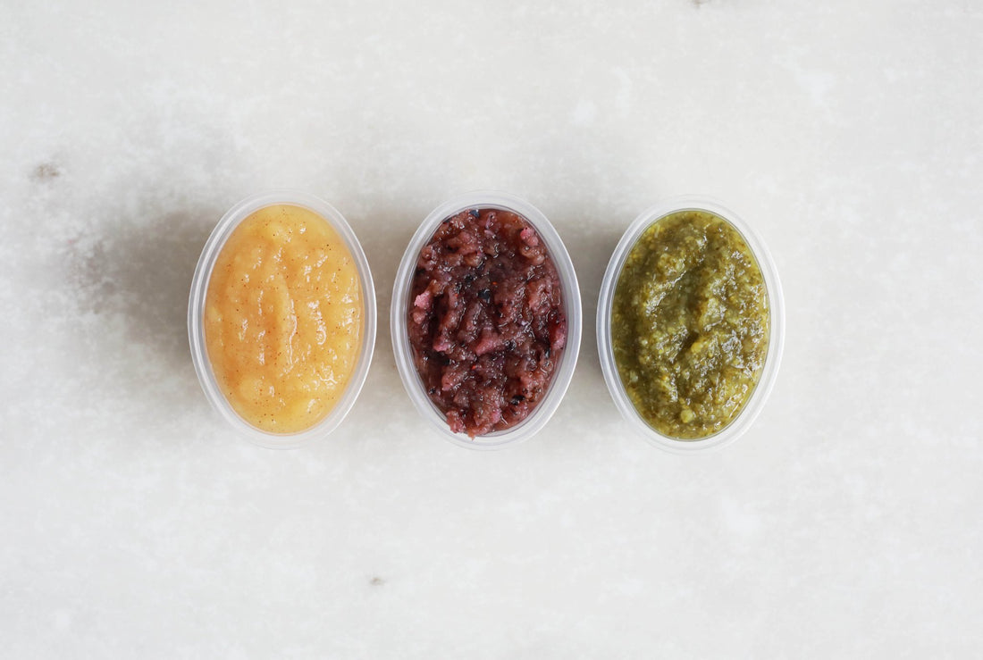 Apple puree 3 ways