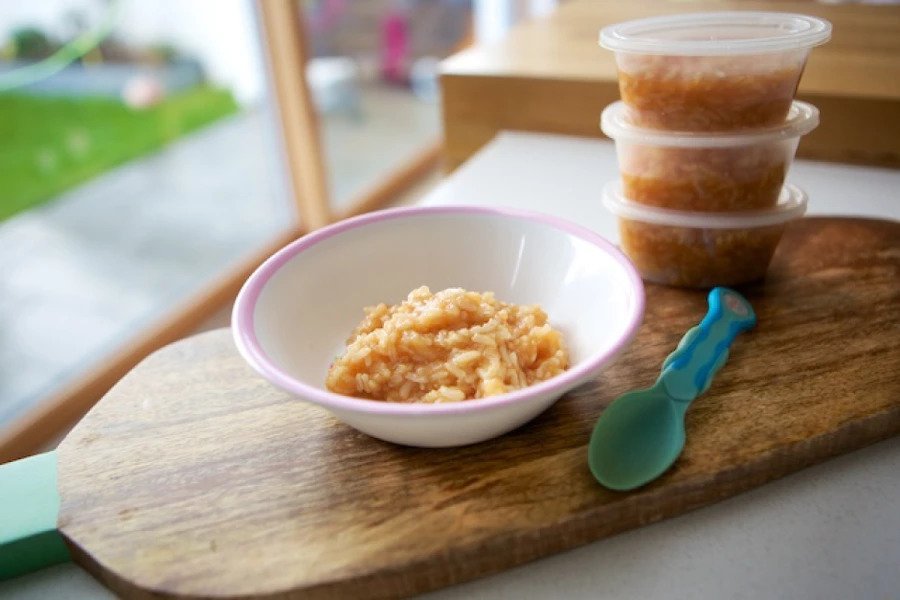 Papaya and Apple Pudding