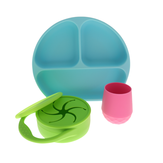 9m+ Silicone Baby Weaning Bundle