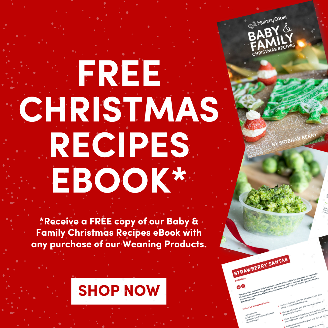Free Christmas eBook with Any Baby Weaning Product this Christmas - Perfect as Gifts for New Parents with Babies - Mummycooks.com