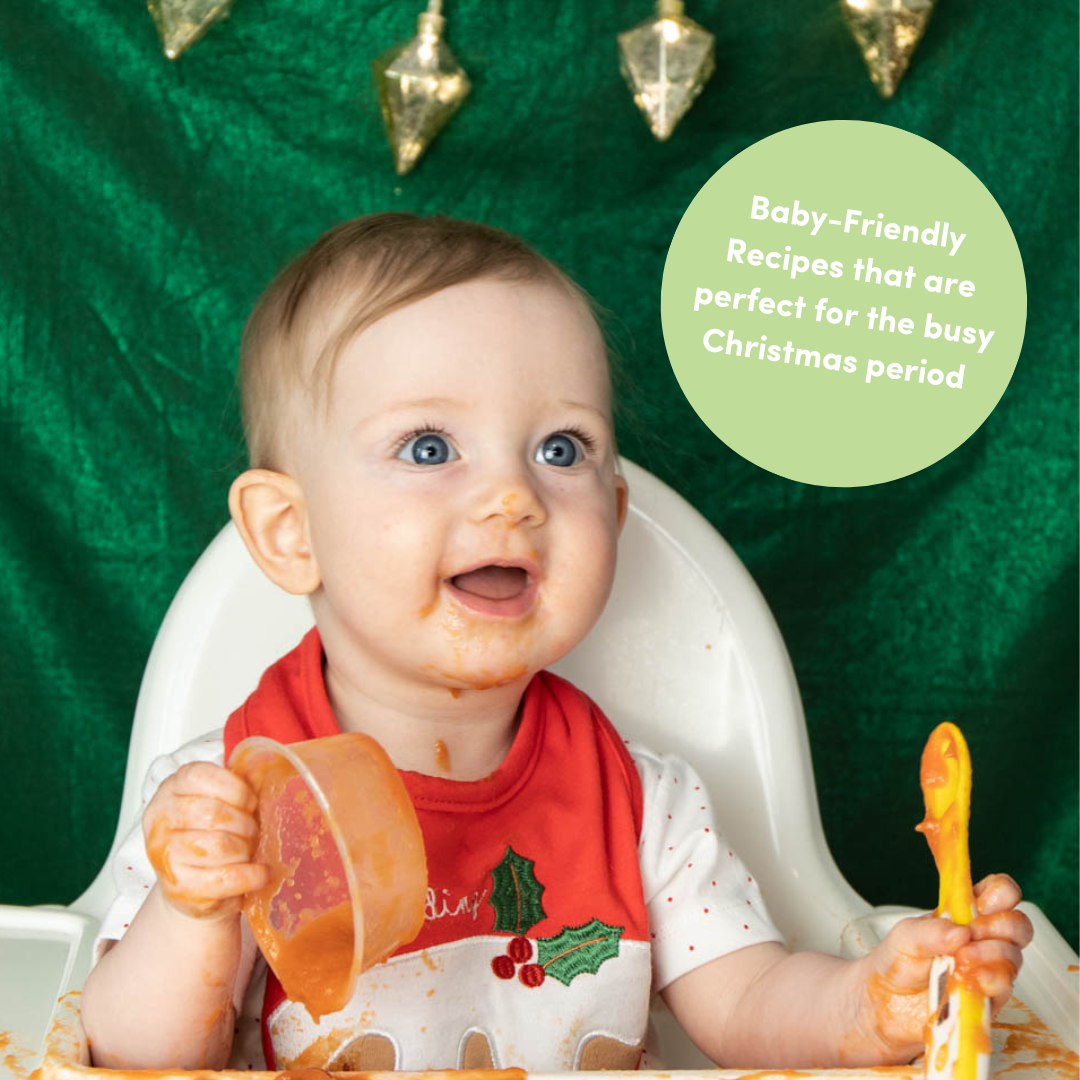 xmas ebook, baby with thermospoon & portion pots