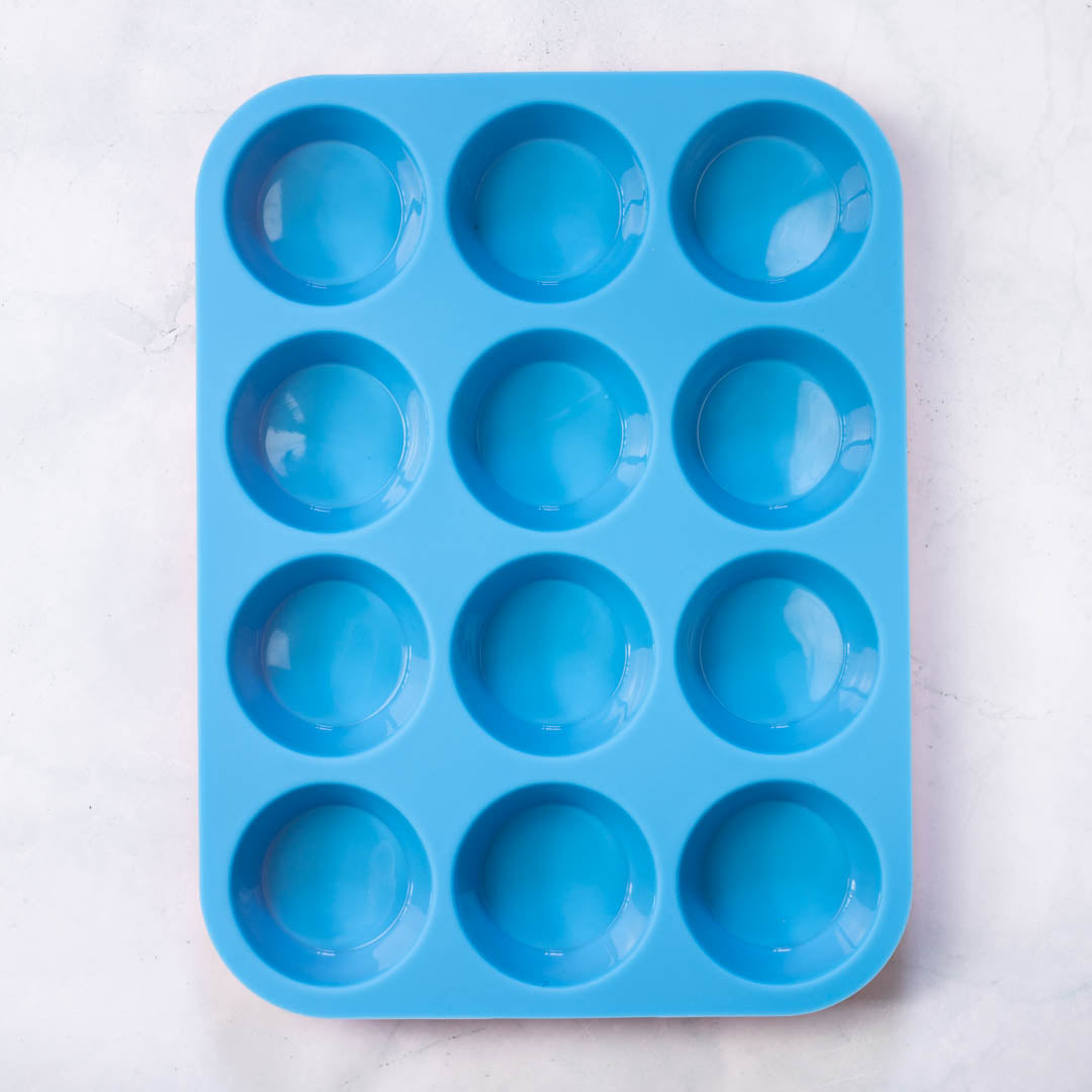 12 moules à muffins en silicone – Mummy Cooks